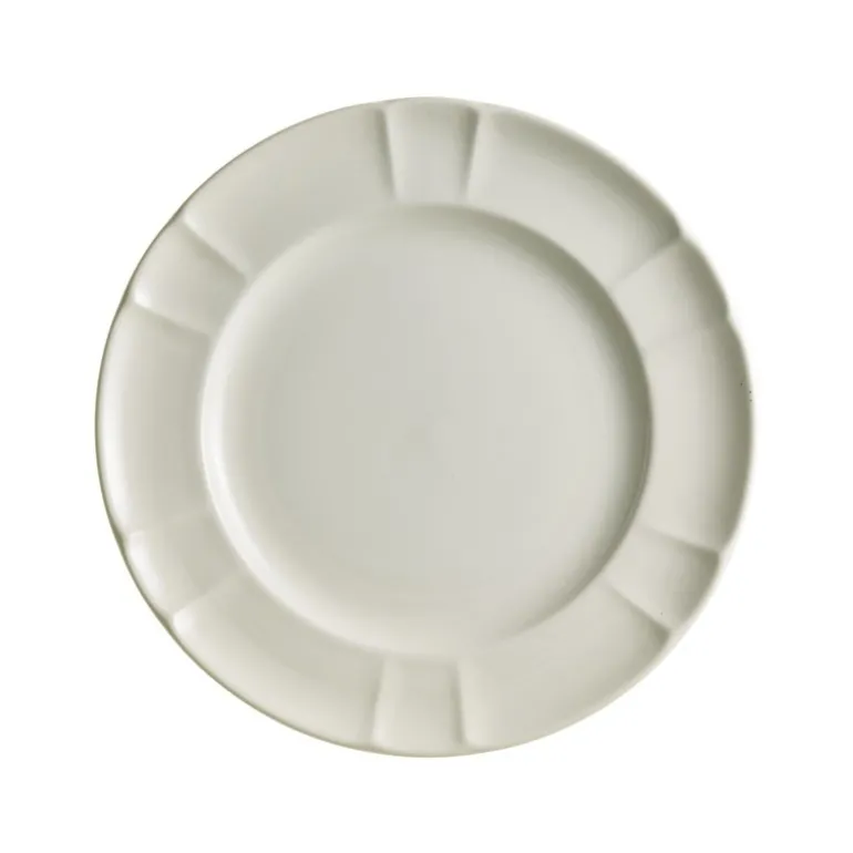 Set de 4 platos llanos colección Imperio Blanca