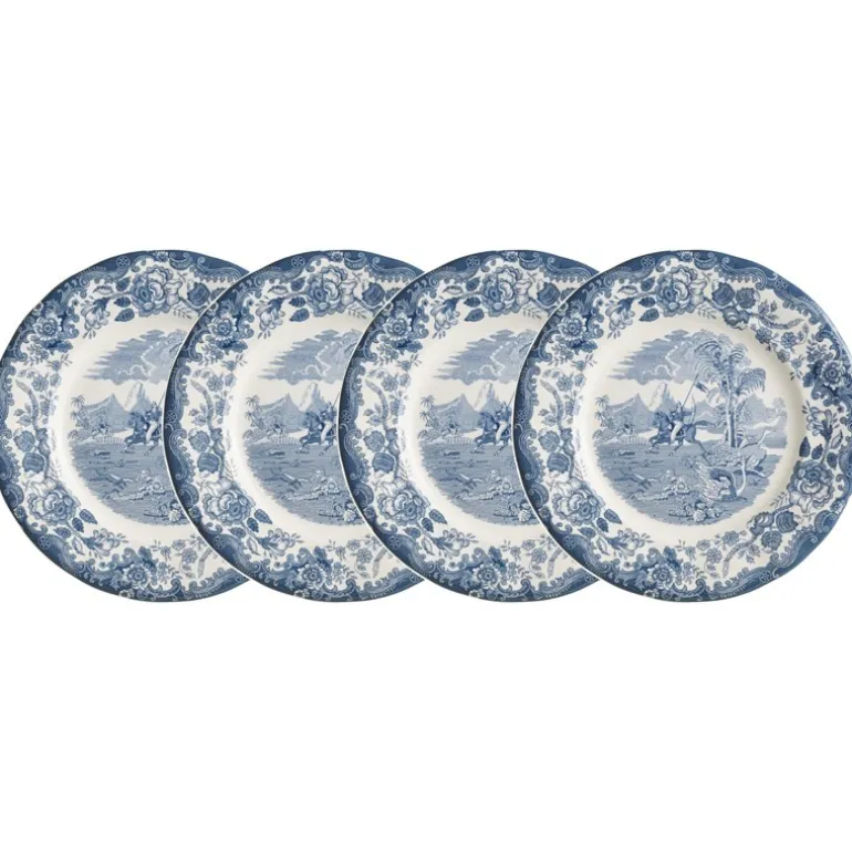 Set de 4 platos llanos colección Ceilán