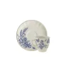 Set de 4 tazas de café con platillos colección Primavera