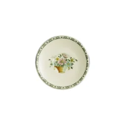 Set de 4 tazas de café con platillos colección Canasto Floral