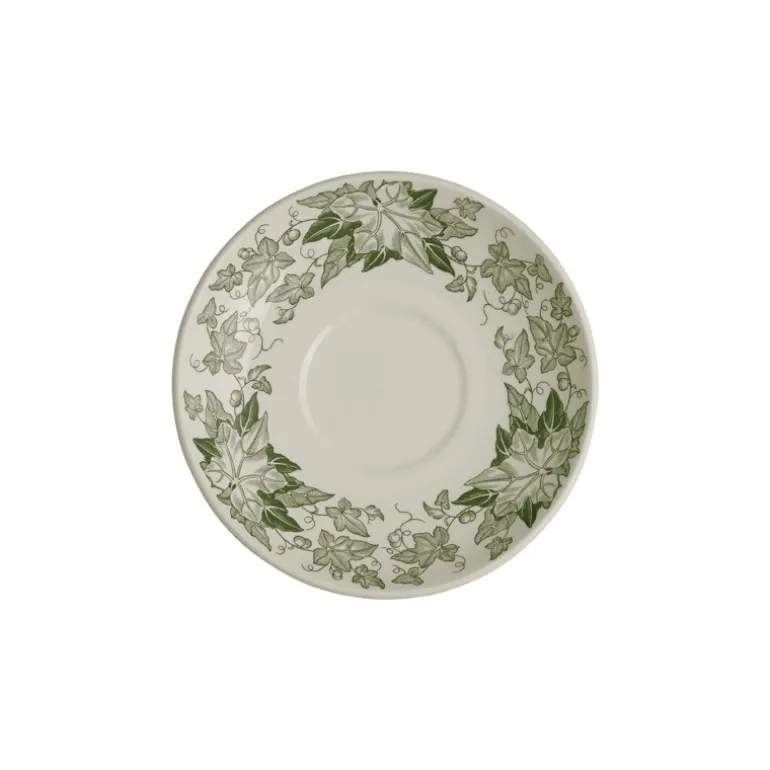 Set de 4 tazas de consomé con platillos colección Yedra