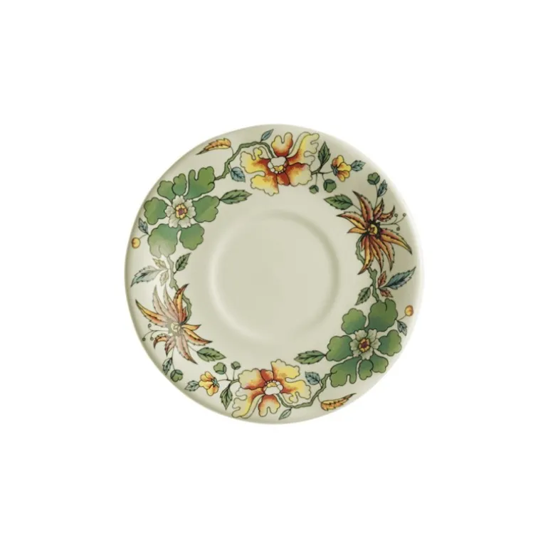 Set de 4 tazas de consomé con platillos colección Bellavista