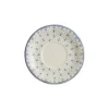 Set de 12 tazas de consomé con platillos colección Flor de Lis Azul