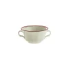 Set de 12 tazas de consomé con platillos colección Basic Line Red