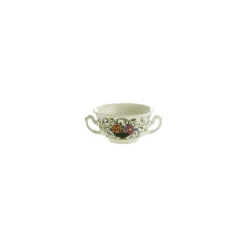 Set de 6 tazas de consomé con platillos colección Bellavista