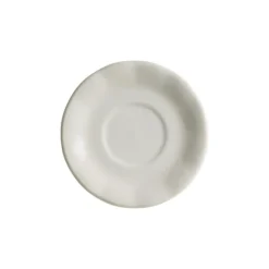 Set de 4 tazas de consomé con platillos colección Aurora Blanca