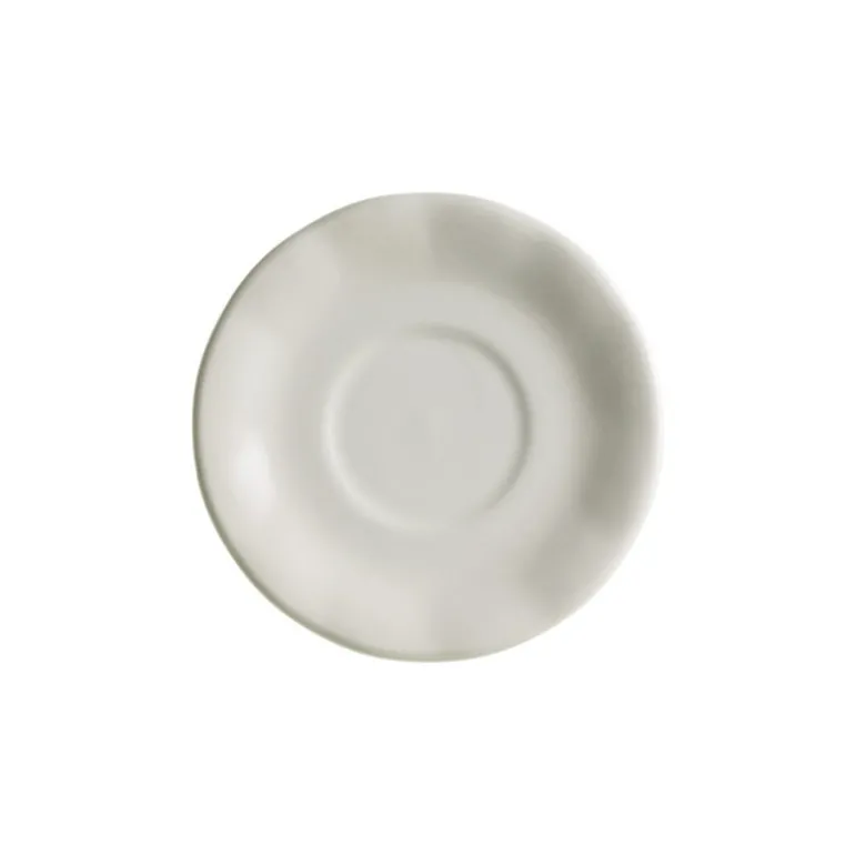 Set de 4 tazas de consomé con platillos colección Aurora Blanca
