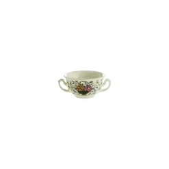 Set de 12 tazas de consomé con platillos colección Bellavista