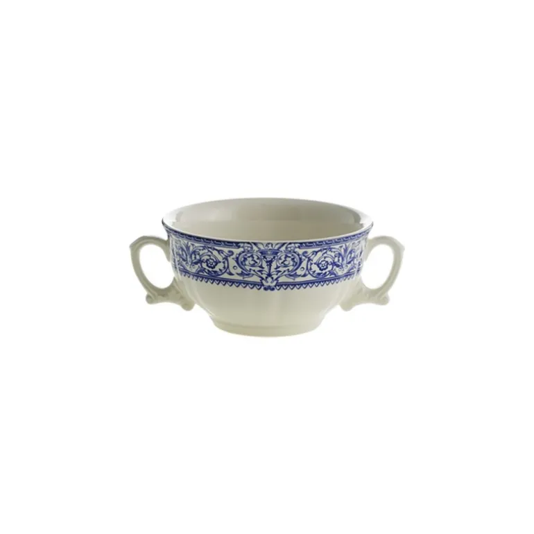 Set de 12 tazas de consomé con platillos colección 150 Aniversario