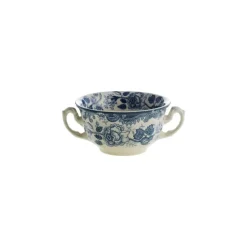 Set de 12 tazas de consomé con platillos colección Ceilán