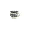 Set de 12 tazas de desayuno con platillos colección Negro Vistas