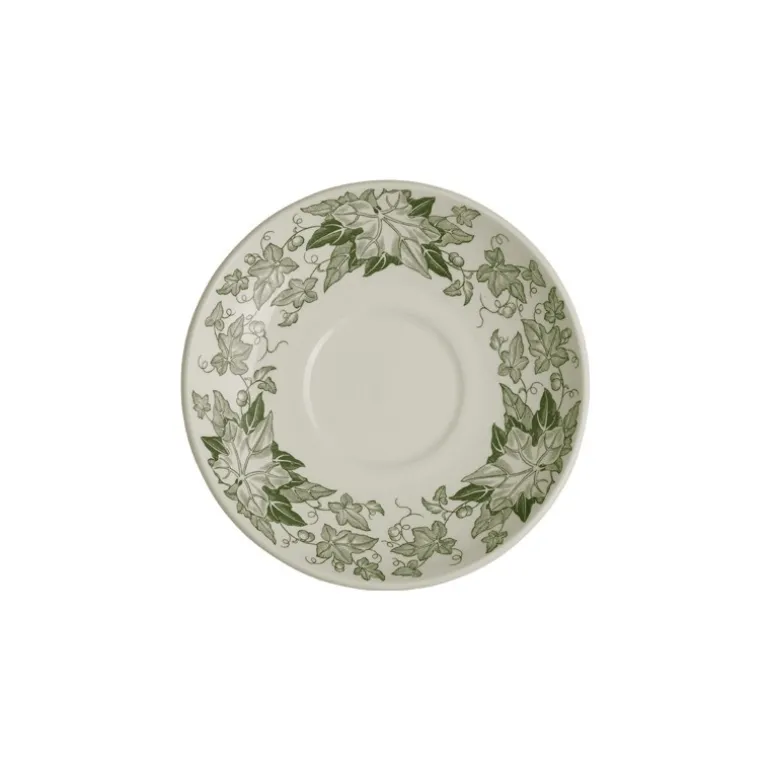 Set de 12 tazas de desayuno con platillos colección Yedra