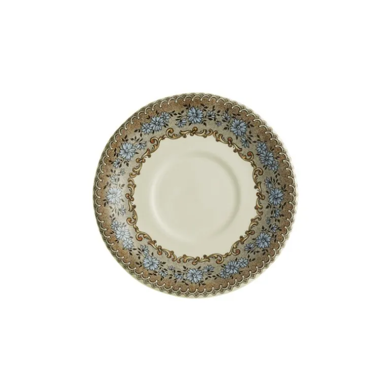 Set de 6 tazas de desayuno con platillos colección Viejo Molino
