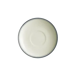 Set de 6 tazas de desayuno con platillos colección Basic Line Blue