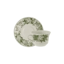 Set de 4 tazas de té con platillos colección Yedra