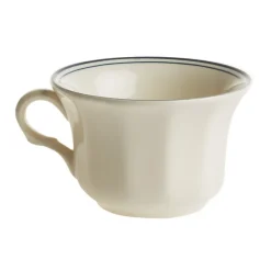 Set de 4 tazas de té con platillos colección Basic Line Blue