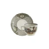 Set de 4 tazas de té con platillos colección Atenea