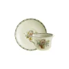 Set de 4 tazas de té con platillos colección Canasto Floral