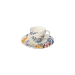 Set de taza de café con platillo colección Edén