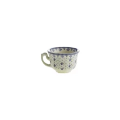 Taza de café colección Flor de Lis Azul