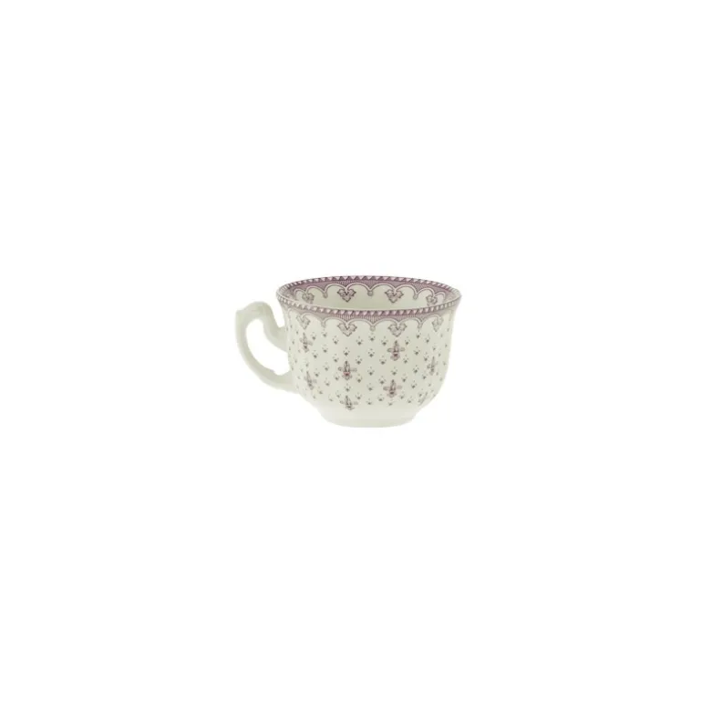 Taza de café colección Flor de Lis Rosa