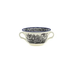 Taza de consomé colección Negro Vistas Blue by Aaron Stewart