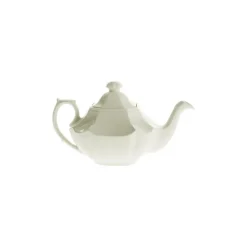Tetera individual colección Ochavada Blanca