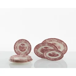 Vajilla completa de 27 piezas colección 202 Rosa