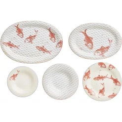 Vajilla completa de 20 piezas colección Peces