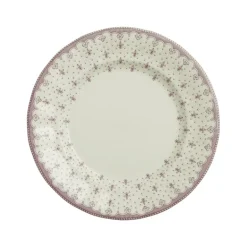 Vajilla completa de 20 piezas colección Flor de Lis Rosa