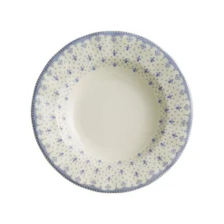 Vajilla completa de 56 piezas colección Flor de Lis Azul