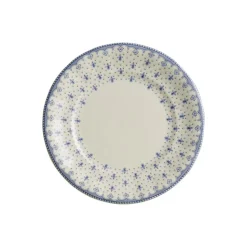 Vajilla completa de 56 piezas colección Flor de Lis Azul