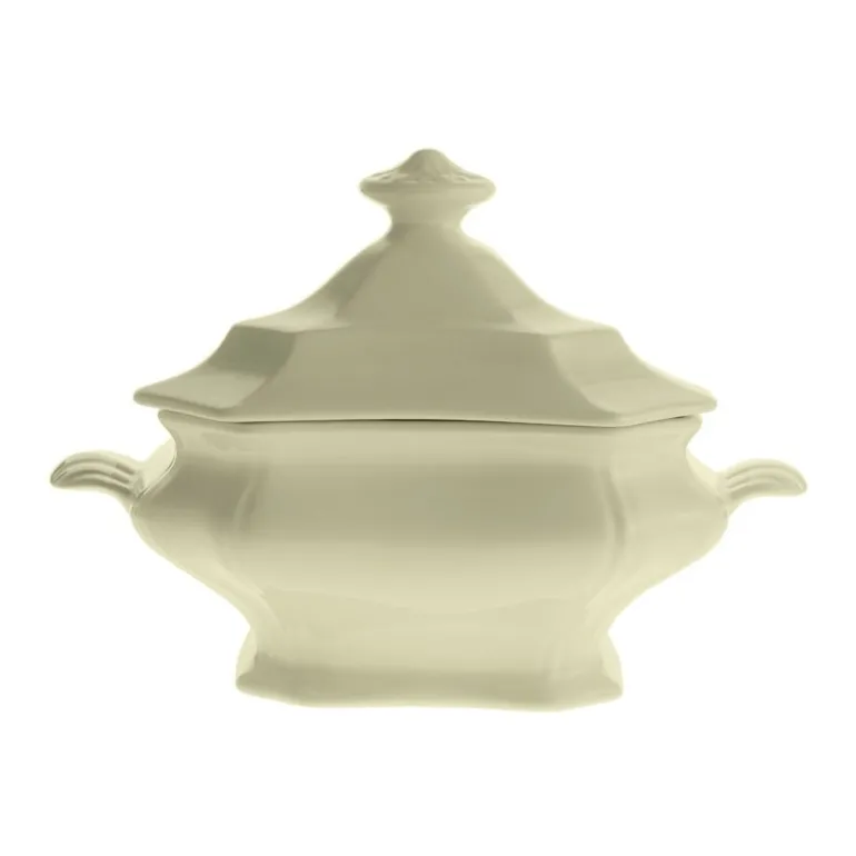 Vajilla completa de 42 piezas colección Ochavada Blanca