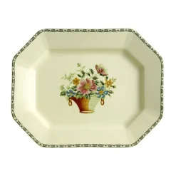 Vajilla completa de 27 piezas colección Canasto Floral