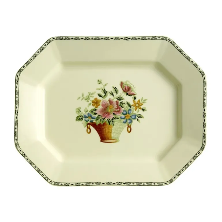 Vajilla completa de 20 piezas colección Canasto Floral