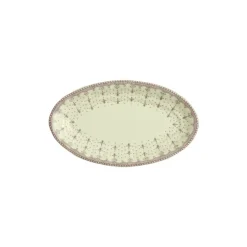 Vajilla completa de 27 piezas colección Flor de Lis Rosa