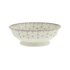 Vajilla completa de 42 piezas colección Flor de Lis Rosa